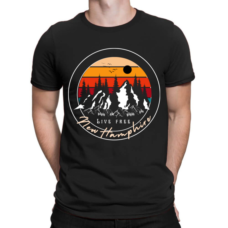 Live Free New Hamphire T-shirt | Artistshot