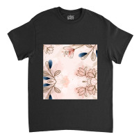 Hand Painted Watercolor Floral Batik Pattern Classic T-shirt | Artistshot