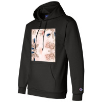 Hand Painted Watercolor Floral Batik Pattern Champion Hoodie | Artistshot