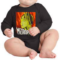 Mens Metropolis 1927 Movie Poster Long Sleeve Baby Bodysuit | Artistshot