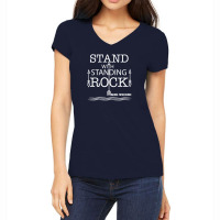 Stand With Standing Rock Women's V-neck T-shirt | Artistshot