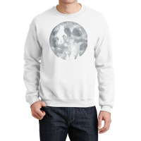 Gorilla Riding Moon Bike Halloween Lunar Cycling Cyclist Tank Top Crewneck Sweatshirt | Artistshot