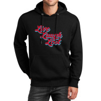 Live Laugh Loot (worn - Red Cyan) Unisex Hoodie | Artistshot