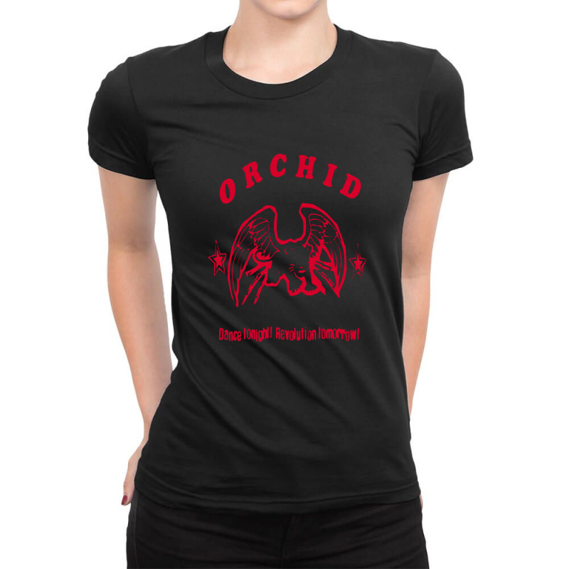 Orchid   Dance Tonight Ladies Fitted T-Shirt by StaceyLeeAnnHernandez | Artistshot