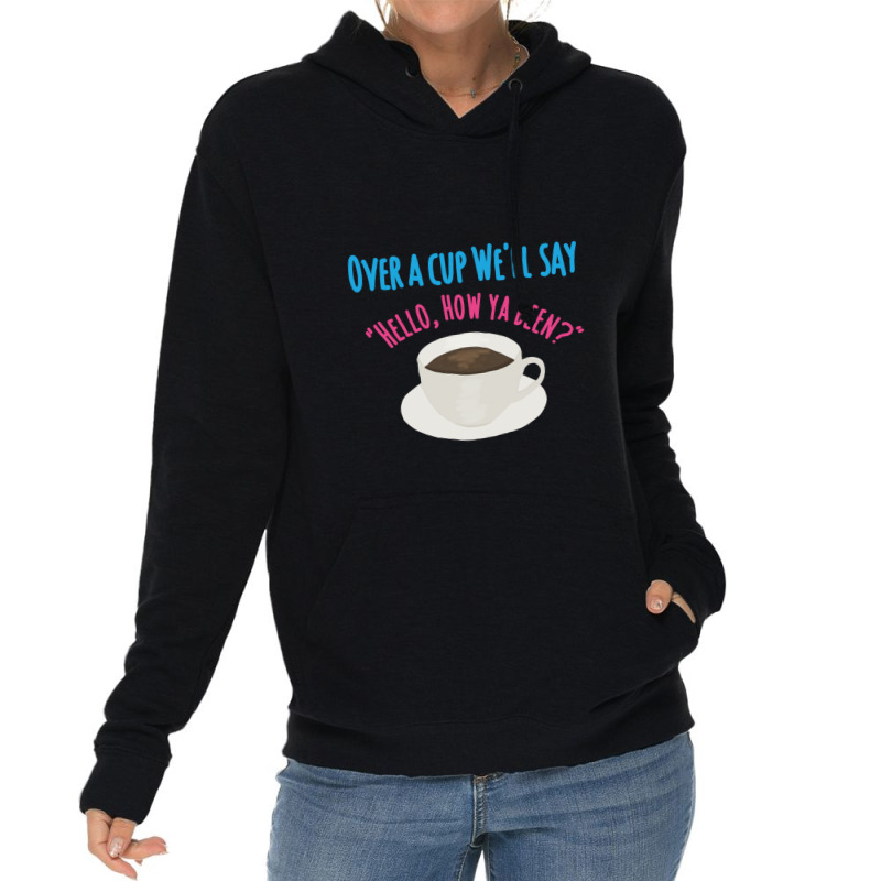 Over A Cup Lightweight Hoodie by cm-arts | Artistshot