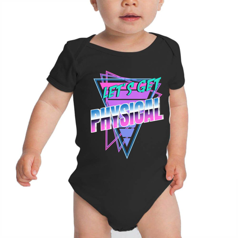 Let's Get Physical Rad 80's Workout Baby Bodysuit | Artistshot