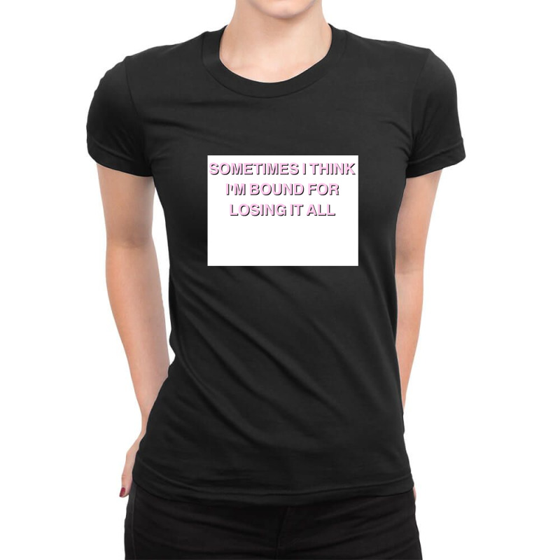 State Champs - Losing Myself Ladies Fitted T-Shirt by MickeyRobison | Artistshot