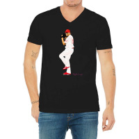 Nola Digital Drawing V-neck Tee | Artistshot