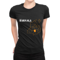 Punjab Barnala District Ladies Fitted T-shirt | Artistshot