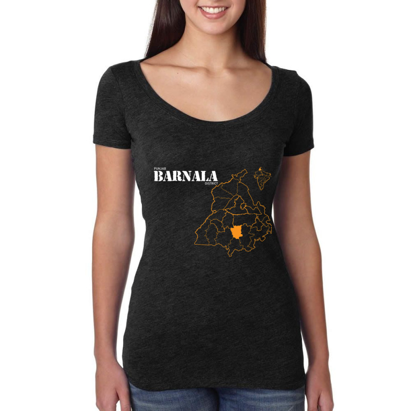 Punjab Barnala District Women's Triblend Scoop T-shirt by GONZALOCORRAL | Artistshot