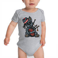 Funny Tartan Day Scottish Terrier Bagpipe Scotland Premium T Shirt Baby Bodysuit | Artistshot