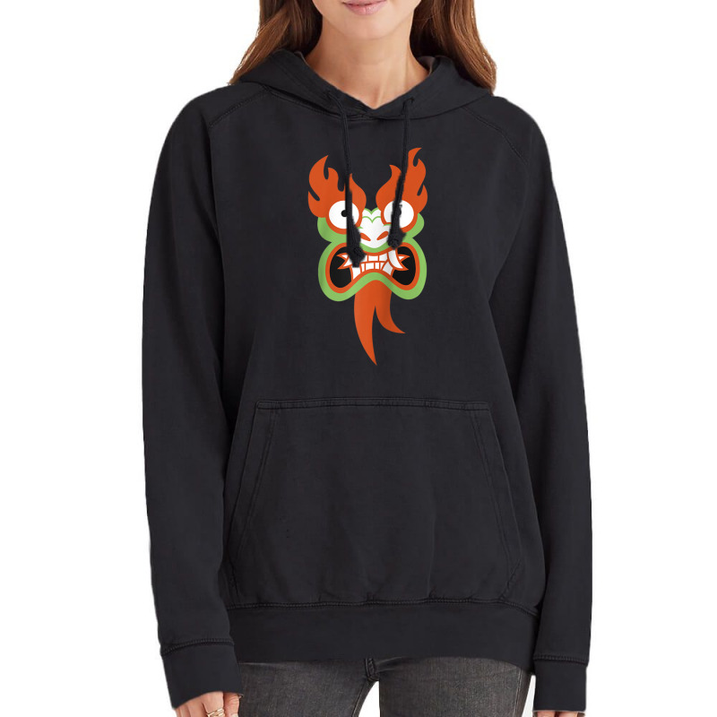 Cn Samurai Jack Aku Big Face Vintage Hoodie | Artistshot