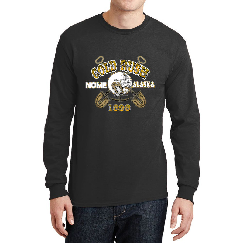 Nome Alaska Gold Rush 1898 Steward Peninsula Bering Sea Long Sleeve Shirts by cm-arts | Artistshot