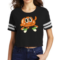 Cn The Amazing World Of Gumball Big Darwin Scorecard Crop Tee | Artistshot