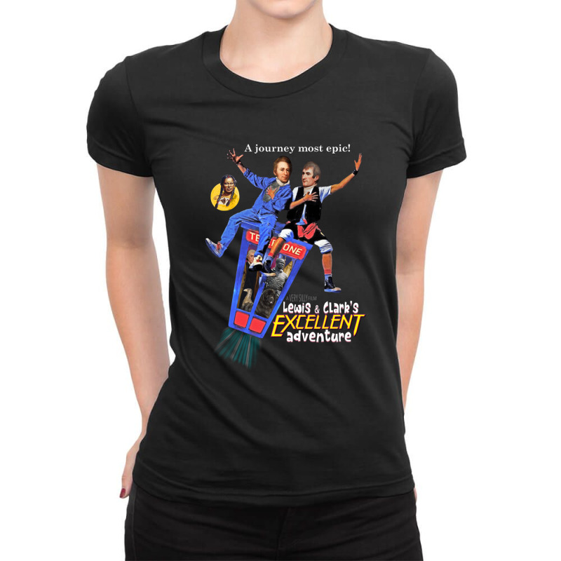 Lewis And Clark_s Excellent Adventure Gift Ladies Fitted T-Shirt by AaronFosterJr. | Artistshot