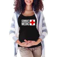 Combat Medic Specialist Army Armed Forces T Shirt Maternity Scoop Neck T-shirt | Artistshot