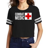 Combat Medic Specialist Army Armed Forces T Shirt Scorecard Crop Tee | Artistshot