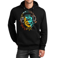 Monkey Dj Studio Sound Engineer Audio Engineer Music Unisex Hoodie | Artistshot