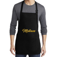 Motown Detroit Michigan Motor City Music Medium-length Apron | Artistshot