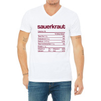 Sauerkraut Nutrition Fact Funny Thanksgiving Christmas Premium T Shirt V-neck Tee | Artistshot