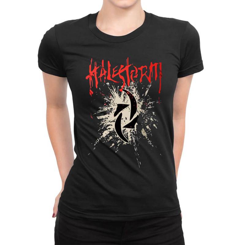 Halestorm Ladies Fitted T-Shirt by cm-arts | Artistshot