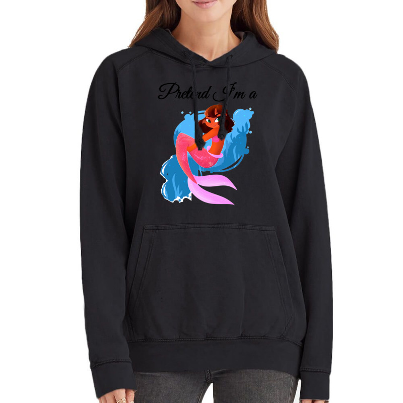 Pretend Im A Mermaid  Animal Halloween Vintage Hoodie | Artistshot