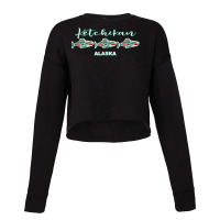 Ketchikan Alaska Native Art Salmon Fishing Capital Souvenir Tank Top Cropped Sweater | Artistshot