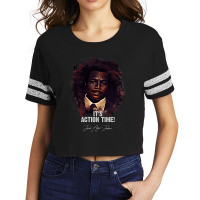 Its Action Time - Sgt. Jericho Action Jackson - Carl Weathers Gift Scorecard Crop Tee | Artistshot