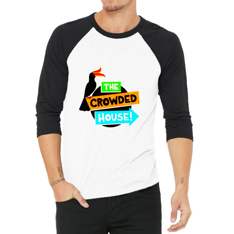 Crowded House 3/4 Sleeve Shirt | Artistshot