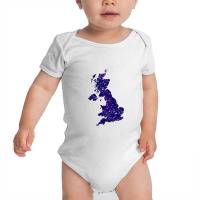 Britain Galaxy Silhouette Classic Baby Bodysuit | Artistshot