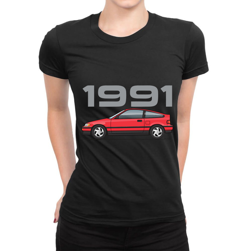 1991-rio Red Ladies Fitted T-Shirt by laughingtuy | Artistshot