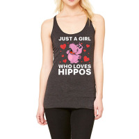 Cool Hippo Art For Women Girls Hippopotamus Safari Zoologist T Shirt Racerback Tank | Artistshot