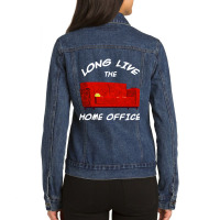 Long Live The Home Office Ladies Denim Jacket | Artistshot