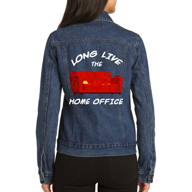 Long Live The Home Office Ladies Denim Jacket by Kuwannin528 | Artistshot