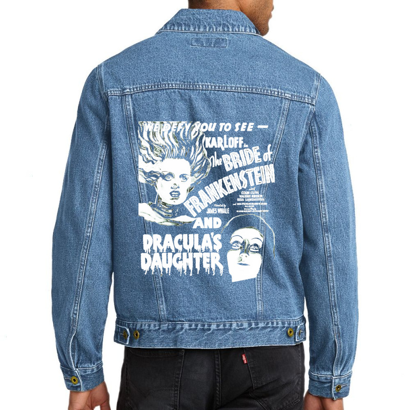 Bride Of Frankensteindracula's Daughter Men Denim Jacket | Artistshot