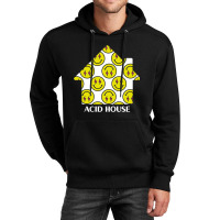 Acid House Smiley White House Unisex Hoodie | Artistshot