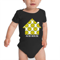 Acid House Smiley White House Baby Bodysuit | Artistshot