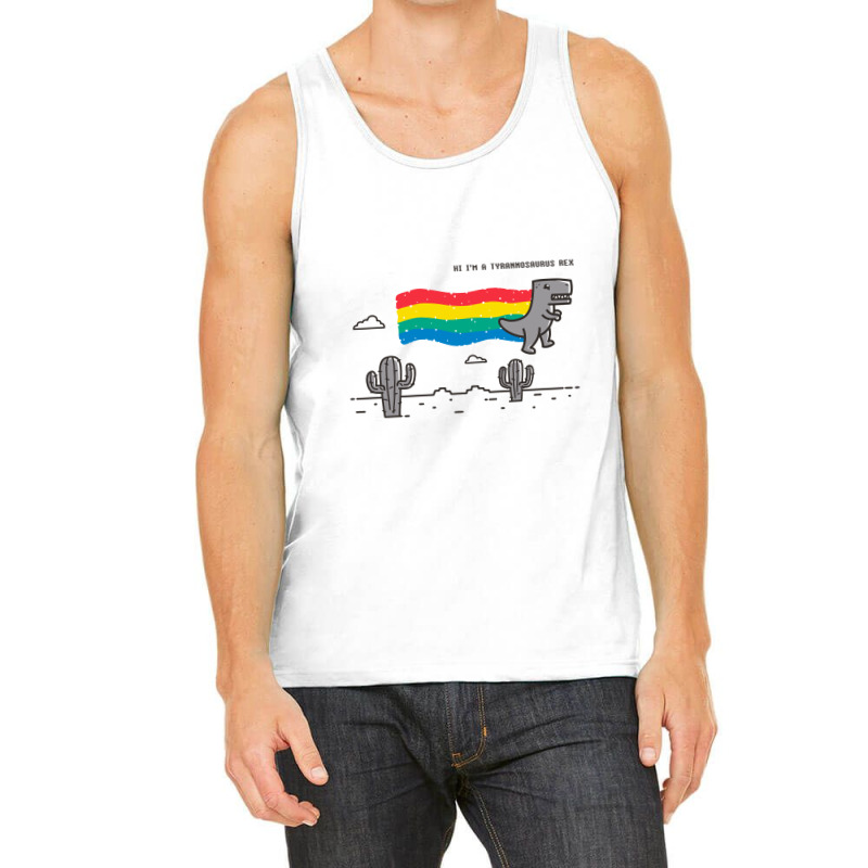 T Rex Nyan, Dino Tank Top | Artistshot