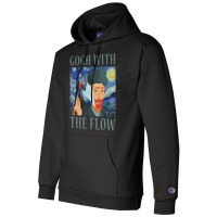 Gogh With The Flow Van Gogh Starry Night Impressionist Champion Hoodie | Artistshot