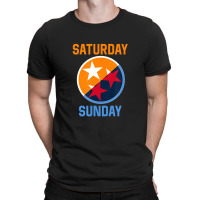 Tennessee Weekend Fan Of The Vols Football Orange White Flag 1 T-shirt | Artistshot