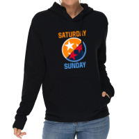 Tennessee Weekend Fan Of The Vols Football Orange White Flag 1 Lightweight Hoodie | Artistshot