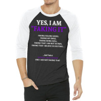 Emotional Abuse Awareness I Am Faking It - In This Family We Fight Tog 3/4 Sleeve Shirt | Artistshot