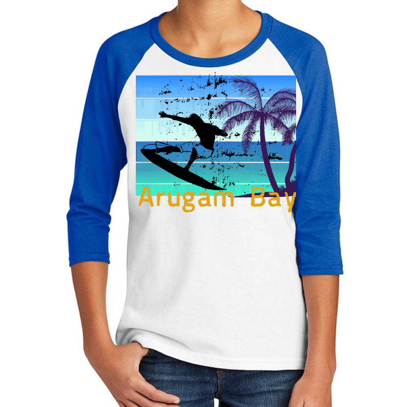 Arugam Bay T  Shirt Arugam Bay   The Surfing Destination In Sri Lanka Youth 3/4 Sleeve by cm-arts | Artistshot