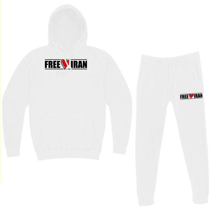 Free Iran Heart  Freedom Love Iran Persian Azadi  Gift T Shirt Hoodie & Jogger Set | Artistshot