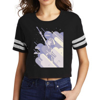 Steven Universe Pearl Clouds Scorecard Crop Tee | Artistshot