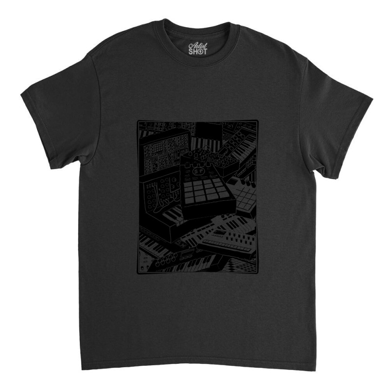 Electronic Musician Loves Synthesizers Classic T-shirt | Artistshot