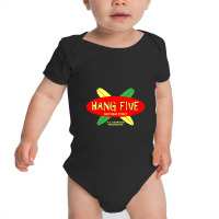 Hang Five (dark Variant)   Adam West Baby Bodysuit | Artistshot