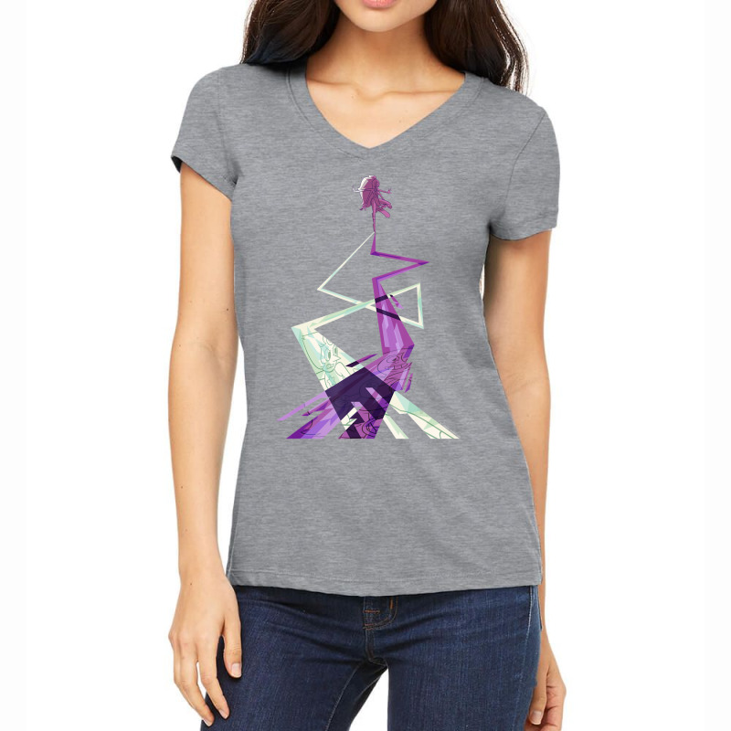 Steven Universe Amethyst And Pearl Fusion Gem Women's V-Neck T-Shirt by ngodieutrinh | Artistshot