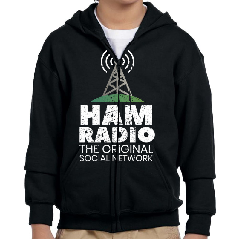 Amateur Radio Gifts   Ham Radio Operator Pullover Hoodie Youth Zipper Hoodie by cm-arts | Artistshot