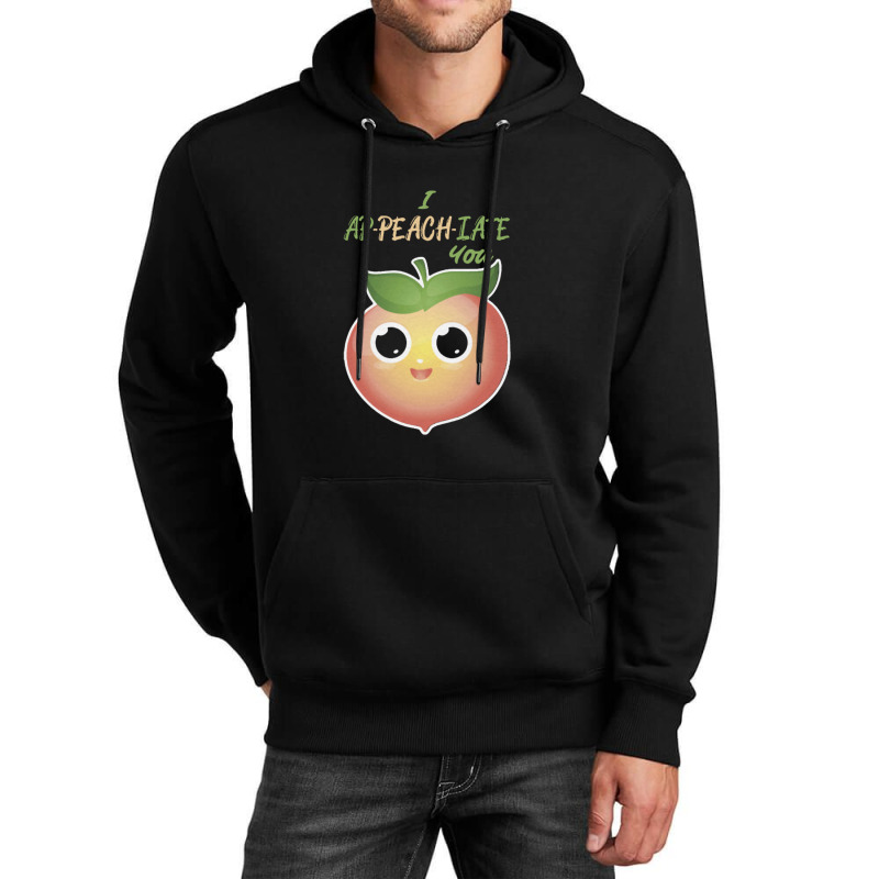 I Ap Peach Iate You Appreciate Unisex Hoodie by saltomaiber | Artistshot